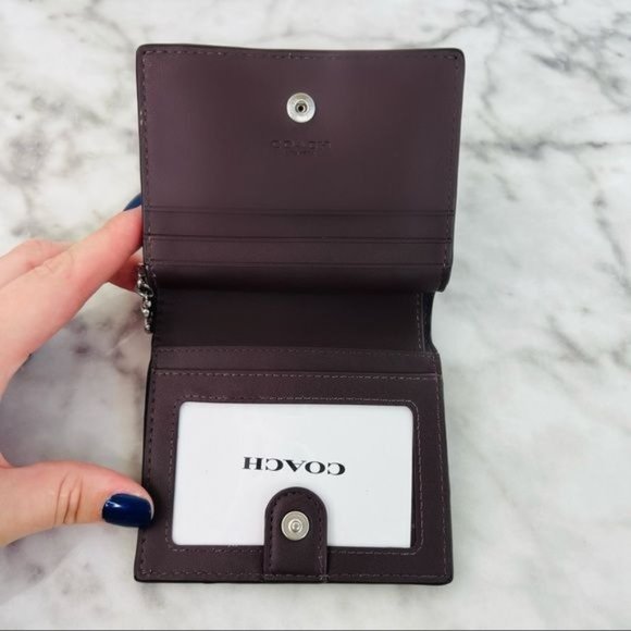 ❗️Sold❗️Coach Purple Small Town Bucket Bag Crossbody Shoulder Bag & Snap Wallet - Picture 14 of 16